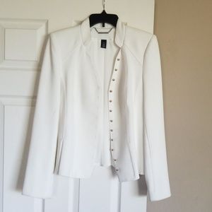 white house black market jackie o blazer